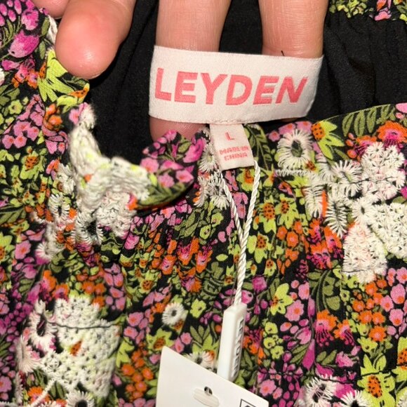 LEYDEN NEW NWT floral wildflower print skirt L Nomadic Getaway skirt - Picture 2 of 5